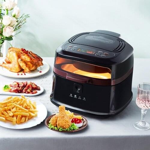 Household Air Fryer 8L Intelligence Smokeless large capacity Oven fried chicken Chip Maker Multifunctional Electric Fryer