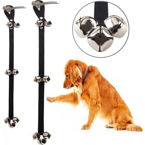 Dog Doorbells Premium Quality Training Potty Adjustable Door Bell Dog Bells for Potty Training Your Puppy 7 Loud 1.4-inch Bells