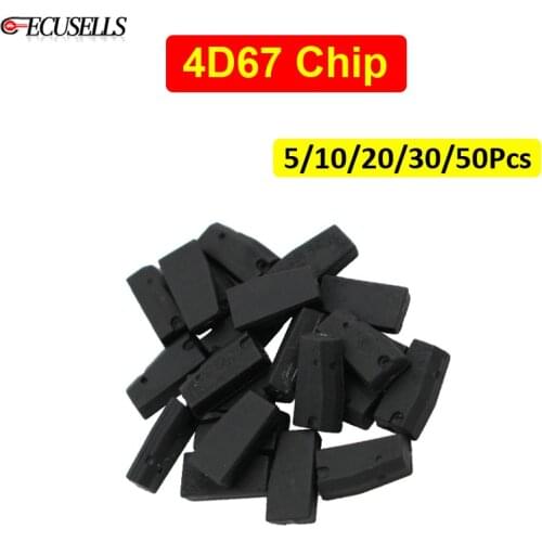 5-50Pcs 4D67 Carbon Auto Transponder Chip 4D 67 Ceramic Chip Blank Car Key Chip For Toyota Camery Corolla Reiz Crown RAV4