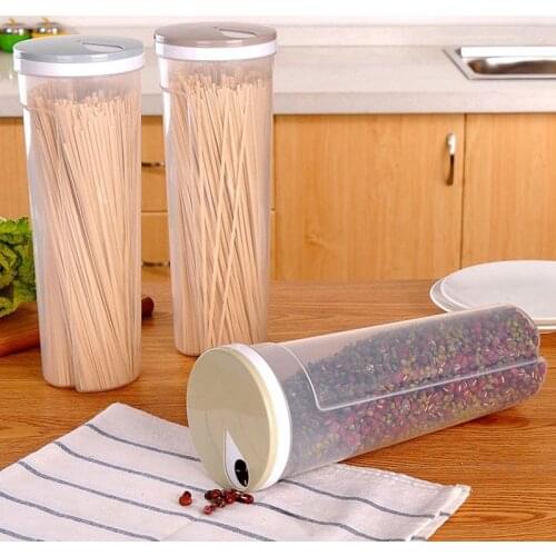 NHBR Pasta Noodle Grain Cereal Bean Rice Food Storage Container Kitchen Sealed Box