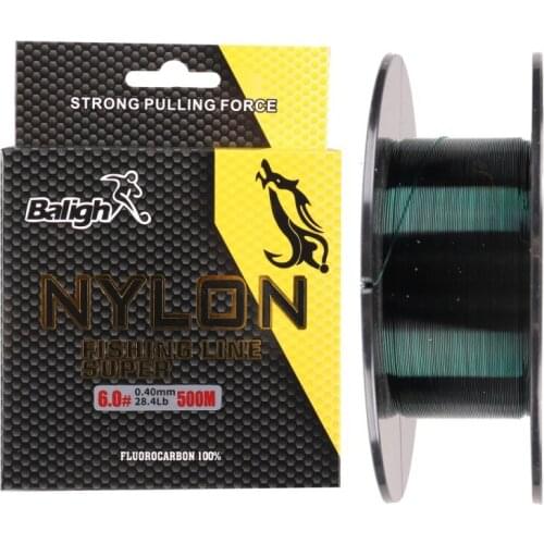 New Dark Green 100M Transparent Nylon New Fishing Line Fluorocarbon Monofilament New Fishing Leader Line Carp New Fishing Wire