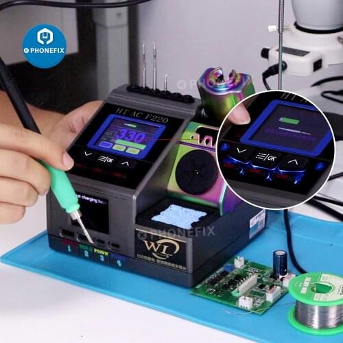 WL F220 Soldering Station with JBC C210/C245/C115 Handle and Solder Iron Tips Nano Soldering Station for Mobile Phone Welding