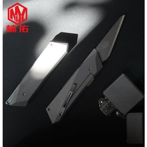 Titanium Alloy Paper Cutter EDC Medical Knife Outdoor Portable Folding Emergency Knife No Blade