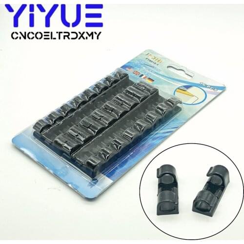 16pcs/pack Self-adhesive Wire Organizer Line Cable Clip Buckle Plastic Clips Ties Fixer Fastener Holder 4*1.5*1.5cm