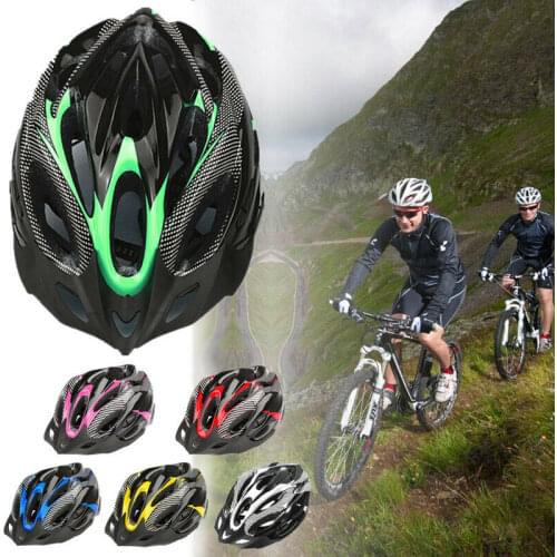 Unisex 6 Colors Bicycle Helmets Matte Black Men Women Bike Helmet Mountain Road Bike Integrally Molded Cycling Helmets