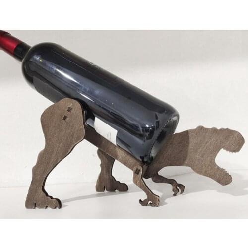High Quality Wine Bottle Rack Cabinet Stand Dining Bar Shelf Tool Premium Wine Animal Statue Rack Nice-looking for Home