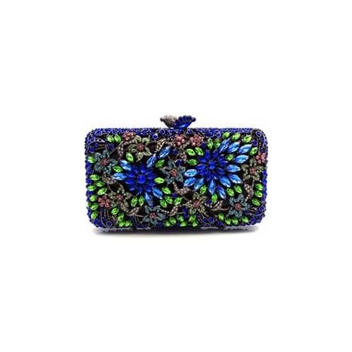 Lady Hollow Out Flower clutches bags Women Evening bag Clutch Bags Wedding Party Dinner Diamond Minaudiere Purses and Handbags