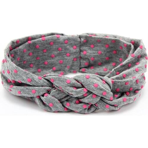 1Pcs Cute Child Girl Knitted Cotton Elastic Baby Headband Child Girl Hair Band Childrens Headband Headwear Accessories Headwear