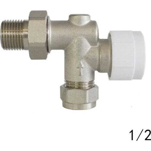2 way temperature control valve automatic thermostatic valve thermostatic radiator valve water return valve t shape angle valve