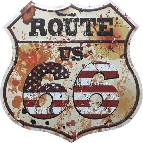 2pcs Shield Shape Retro Metal Plaques Vintage Metal Tin Signs Poster For Coffee Bar Decorative Iron Wall Art Ornaments