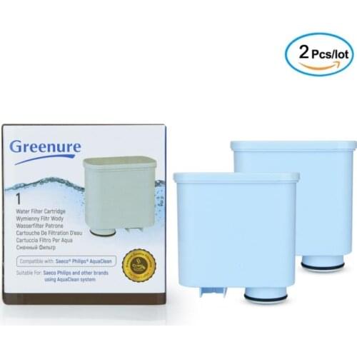 2-pack Spring Source CMF009 coffee machine water filter replacement for Philips Saeco AquaClean CA6903