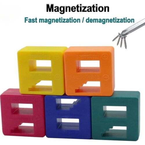 2 in 1 magnetizing machine degaussing screwdriver fast and efficient professional magnetizing and degaussing screw hand tool