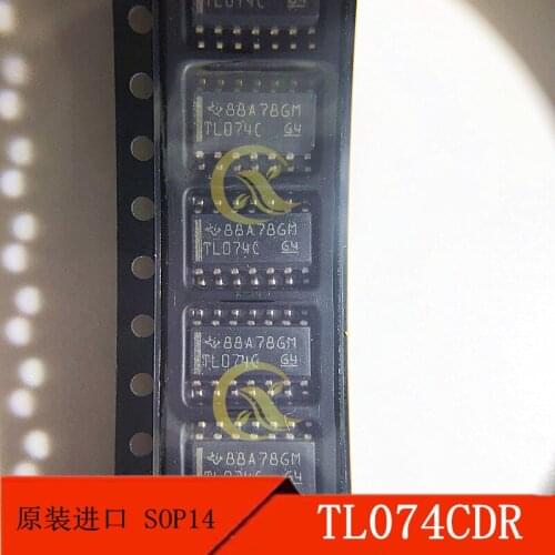 10PCS TL074CDR assembly SOP14 operational amplifier original products