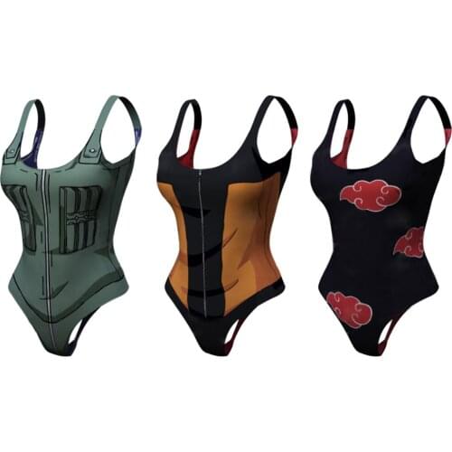 2021 Harajuku Cosplay Anime character Wowen Sexy Een Stuk Badpak Mode Zomer Bikini Monokini Push Up Bh Badmode Badpak Strand Pak