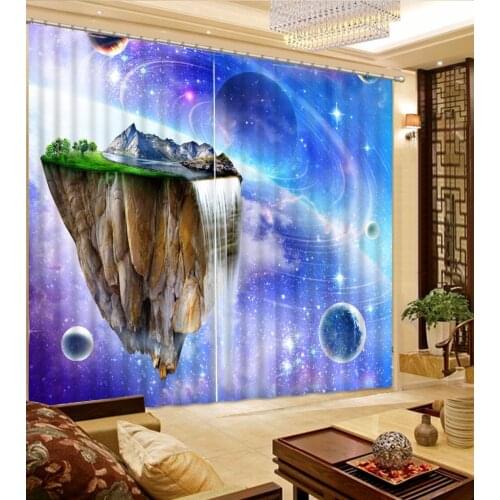 3D curtains Bedroom Living Room Kitchen Home Textile Luxury 3D Window Curtains Photo Customize size mountain curtains