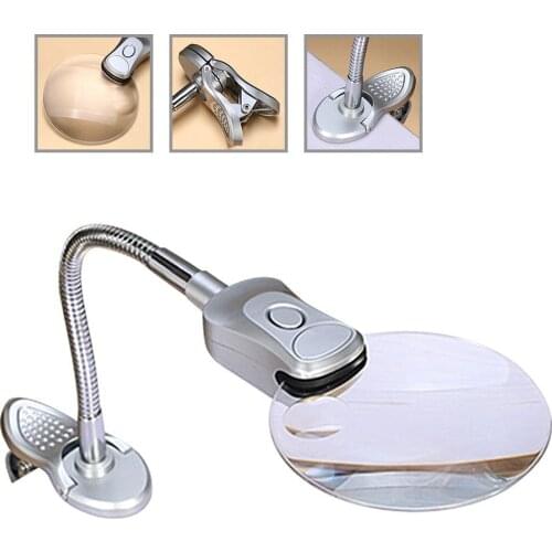 5D Diamond Painting Accessories Tools Magnifier LED Light Folding Design Embroidery Cross Stitch Decoration Home