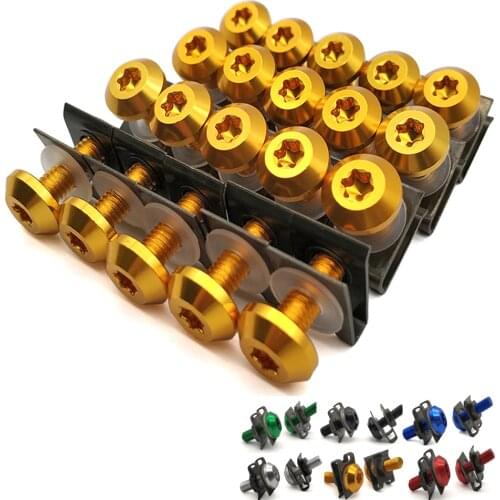 For Yamaha mt 125 01 03 25 TMAX 500 530 t max 500 530 Motorcycle Fairing Aluminu hexagon socket Screws Clips Body Spring Bolt