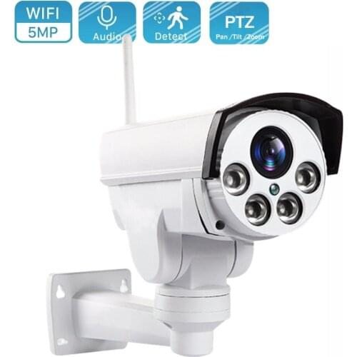 1080P IP Camera 5MP Wifi Wireless Home Security Surveillance Camera Audio Microphone 5X 10X Optical Zoom P2P Network CCTV Camera