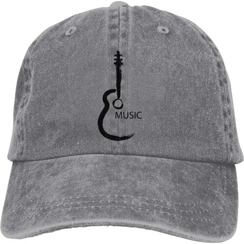 Guitar Of Brush Shape Retro cotton Washed Baseball Cap Cowboy Hat Fitted Cap Snapback Hat for Men Women Casual Cap Sun Hat Cap