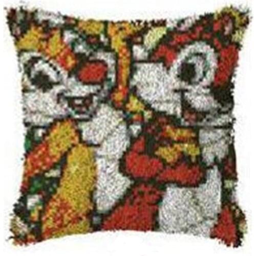 Decorative cushions Latch hook pillow for Adult Embroidery kits cross stitch Foamiran for needlework Cartoon Rabbit Pillows