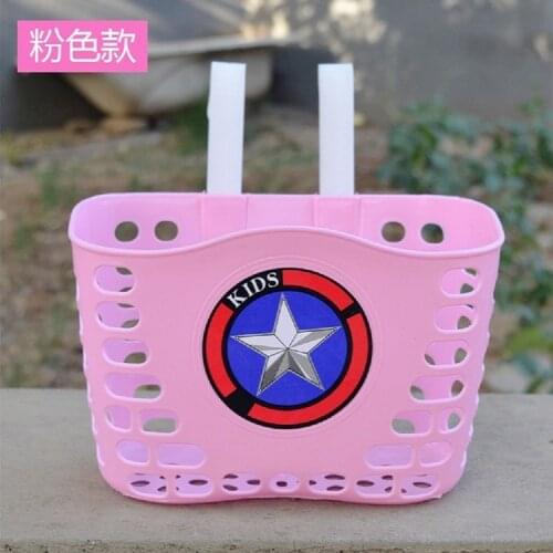 Childrens bicycle basket hanging basket quick release hook childrens bicycle front basket
