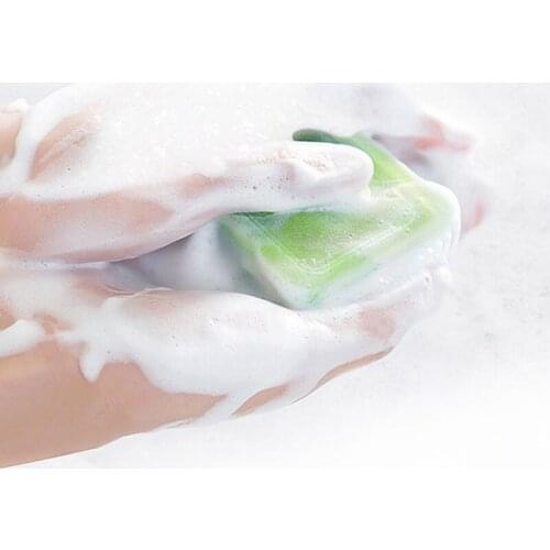 2Pcs Tea Tree Essential Oil In Addition To Mites Soap Face Repair Whitening Cleaning And Oil Control Handmade Face Wash Soap