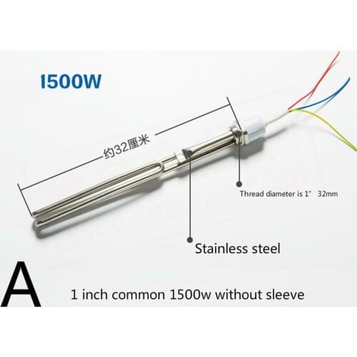 Electric water heater heating element electrical heating rod for solar water heaters electric heating elements 1 inch