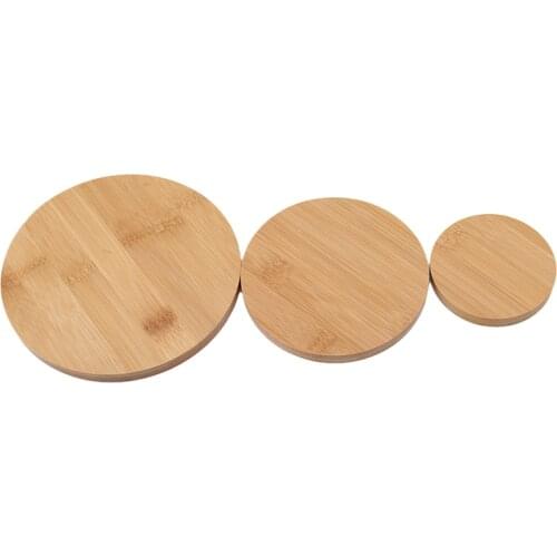 New Arrivals Round Wooden Bowl Plate Succulent Storage Tray Fashion Base Garden Decoration Home Decoration Crafts