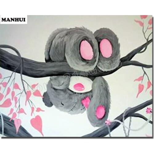 NEW Full DIY Diamond Painting 5D Diamond Mosaic full Round rhinestones diamond painting embroidery Cartoon Panda Painting MH059
