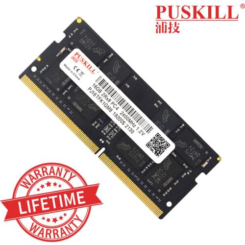 PUSKILL Hot Products Ram DDR4 8GB 4GB 16GB 2400mhz 2133 2666mhz sodimm notebook high performance laptop memory