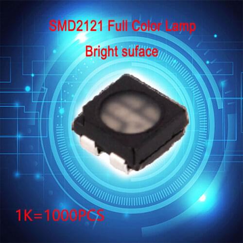 1000 pcs ,SMD2121 full color LED lamp of Bright suface used for LED display maintenance，Indoor RGB components for display