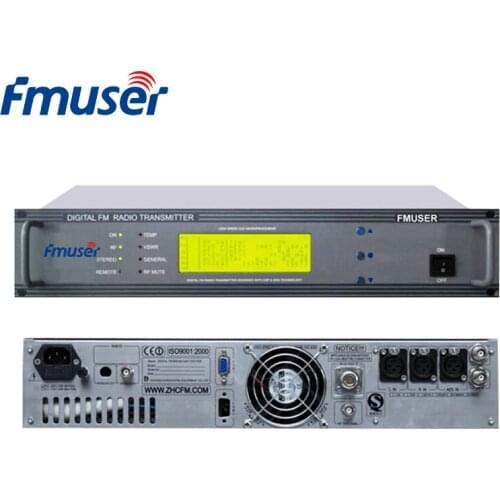 FMUSER CZH-618F Professional 300W PLL FM Radio Transmitter Broadcast Compact For FM Radio Station DSP+DDS AES/EBU Stereo/Mono