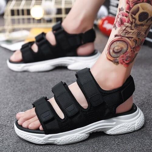Beach Sandals Men Fashion Sandals Mens Sports Man Beach Summer Outdoor Camel Sandalias Mens Sport Sandal Shoes Rubber