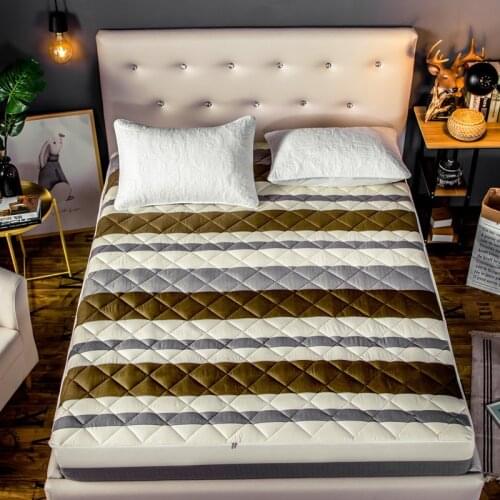 Detachable All Inclusive Cover Anti-mite Mattress Bed Padded Quilted Bed Mattress Cover Non-slip Dust Soft Pad Home Textile
