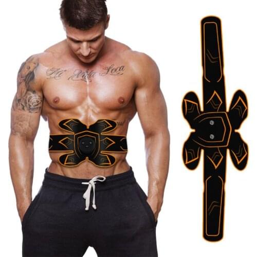 Muscle Stimulator Waist Belts Rechargeable Fitness Machine Abdominal Exerciser Training Device Body Building Tool