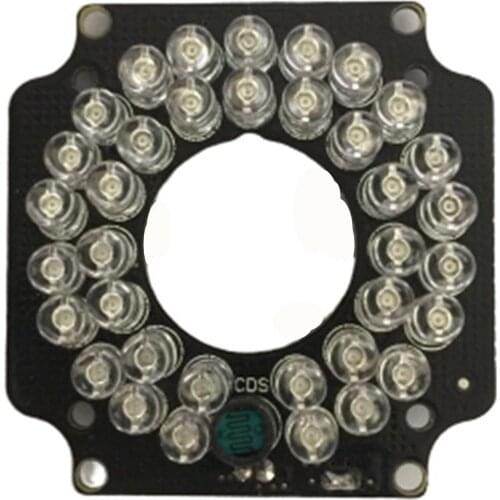 CCTV camera fill light IR LED Light board 36pcs infrared 850nm LED For Security Camera 3.6mm Lens IR Camera with IRC