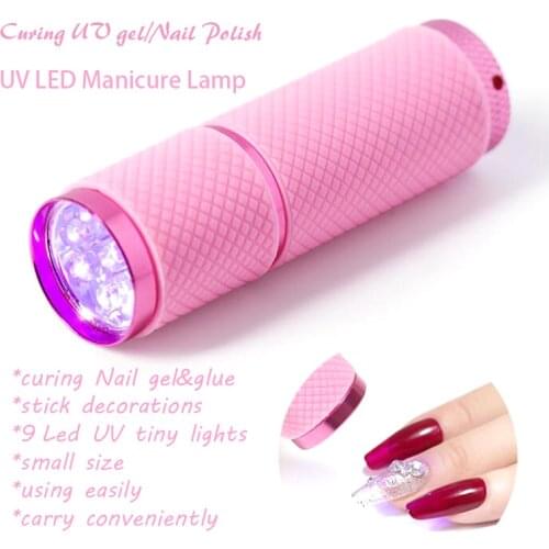 24W/48W UV LED Nail Dryer Lamp USB Green/Blue/Pink/Yellow/White Bowknot Ultraviolet Light Flashlight Manicure Curing-lamps 8.5*2