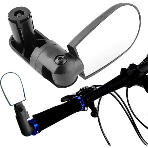 Bicycle Rearview Mirror Universal 360 Rotate Bicycle Handlebar Mirror Wide Angle Rear view Mirror Flexible Adjustable Bike Parts