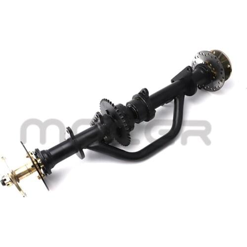 Disc brake type rear axle assembly with sprocket brake disc is suitable for four-wheel motorcycle ATV modified suspension