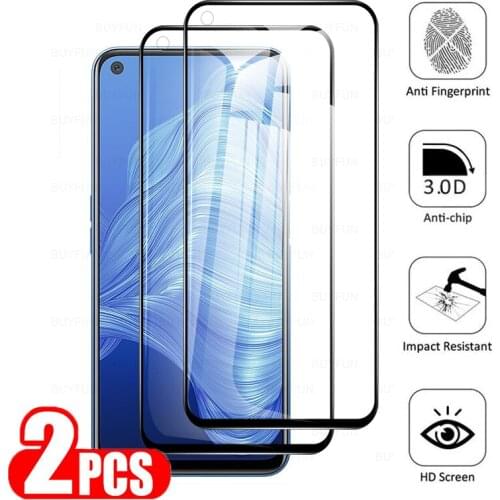 Screen protector film for oppo realme 7 5g 2pcs soft glass for oppo realme 7i 6 pro realme7 5g safety tempered protective glass