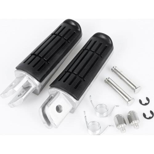 1 Set for Yamaha FJR1300 FZ400 FZ6R XJR400 XJR1200 XJR1300 XJ6 FZ6N 2004-2006 Motorcycle Front and Rear Foot Pegs Footrest Kit