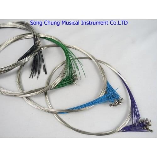 10 set brand new 3/4-4/4 size cello german silver strings ball end cello parts