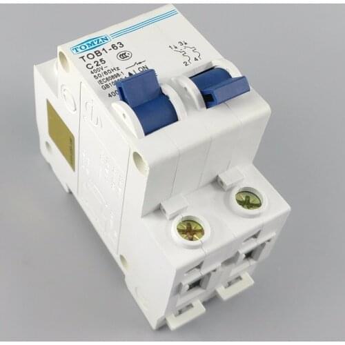 1P 25A MTS Manual transfer switch Circuit breaker MCB 25 Ampere 50HZ/60HZ 400V