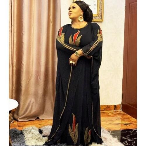 2021 Spring Autumn Fashion New Arrival African Dashiki Print Long Sleeve Maxi Dress For Women African Dress For Women
