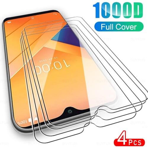 4Pcs HD Full Cover Protective Glass For Wiko Y81 Phone Glass Screen Protector Film For Wi Ko 4 Lite 5 Plus Y 81 4Lite 5Plus 2020