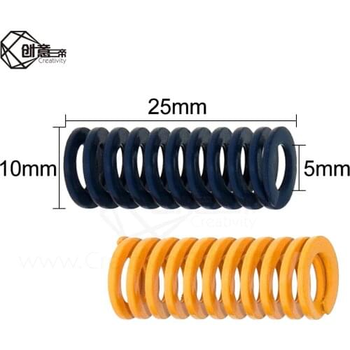 4pcs 3D Printer Accessories Spring Imported Length 25mm OD10mm For Heated bed CR-10 CR-10Mini CR-10S Series 3D Printer