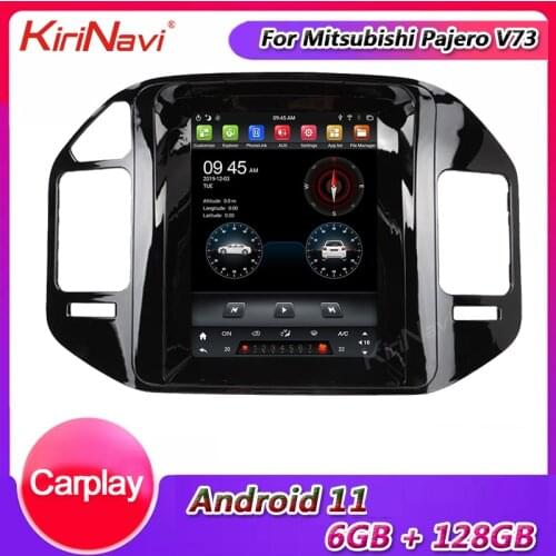 KiriNavi 10.4" Android 10.0 Car Radio For Mitsubishi Pajero V73 V77 V68 V75 Car Player Stereo Auto GPS Navigation 4G 2004-2011