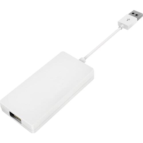 Wireless Car Play Adapter USB Dongle for Audi Cars, Wired , Wired to Wireless , White