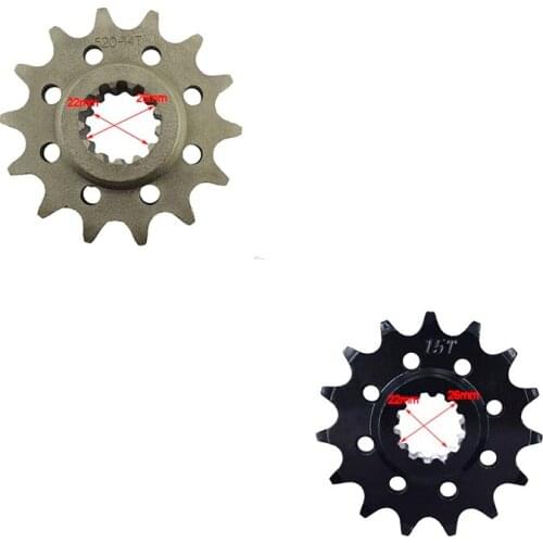 Motorcycle Parts Chain 520 Front Sprocket 14T 15T For HONDA CB500F/X CBR500R 2013-2018 NC700 CTX700 NC750