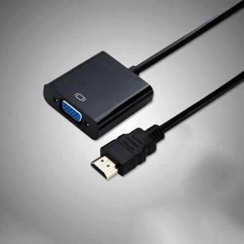 1080P HDMI to VGA Adapter Digital to Analog Converter Cable For Xbox PS4 PC Laptop TV Box to Projector Displayer HDTV